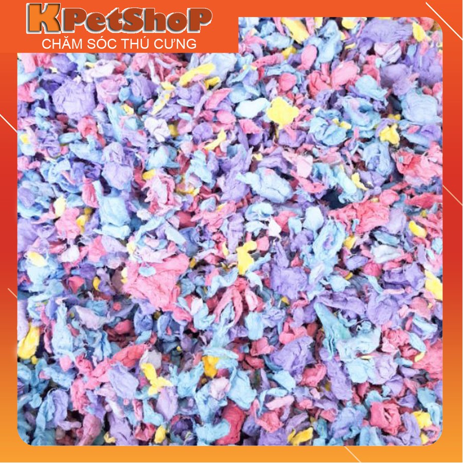 Giấy Kaytee lót chuồng hương trái cây cho Hamster, Sóc Bay Úc, Sóc Bông, Sóc Đất, Thỏ, Bọ... - Cầu vồng 100g