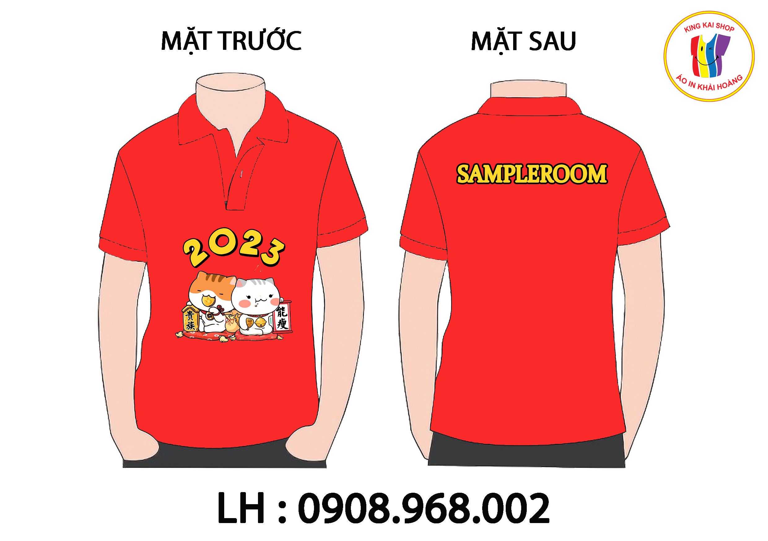 Áo cổ trụ tết đặt theo yêu cầu