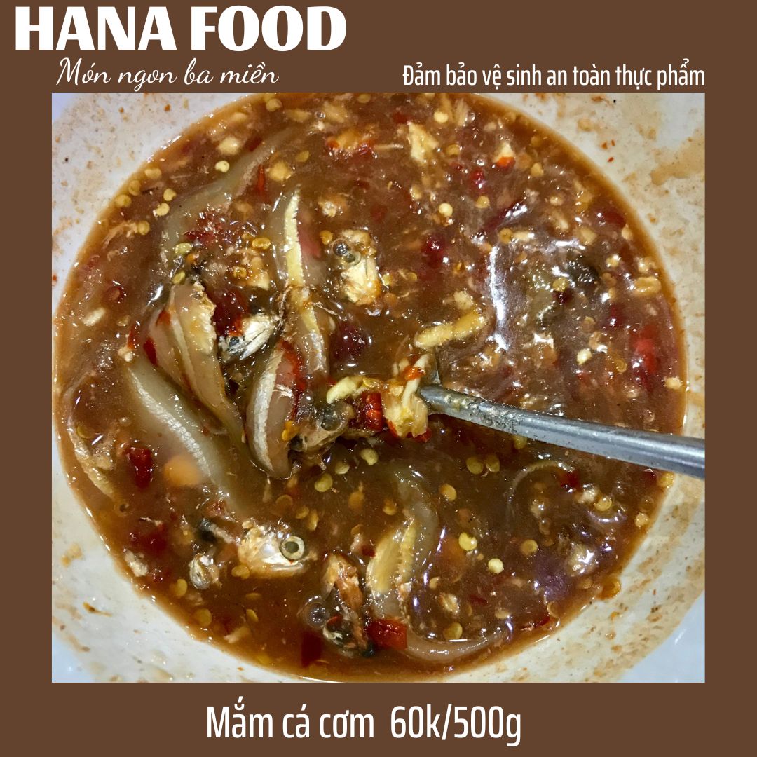 Mắm cá cơm pha sẵn hũ 500gr - mắm cô linh