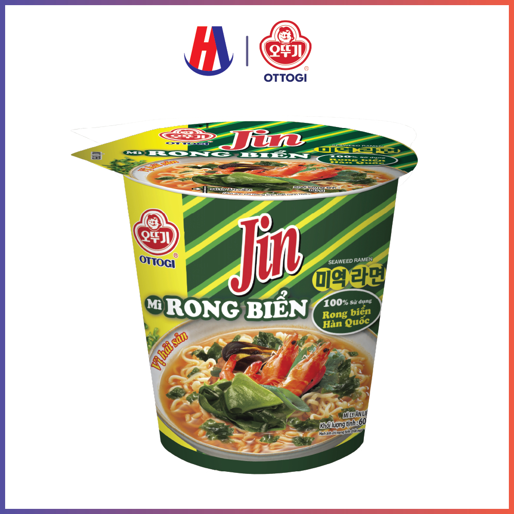 Mì ly rong biển ottogi vị hải sản 60g