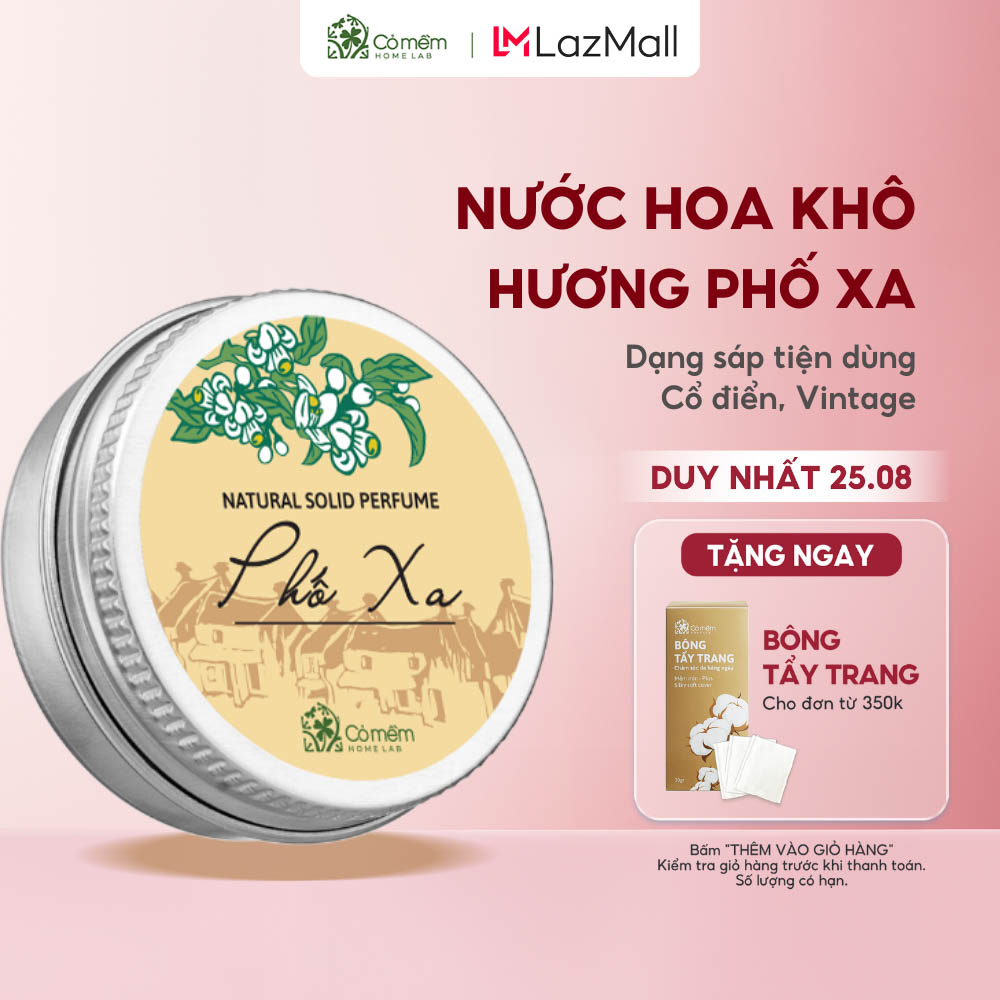 Nước hoa khô thơm lâu phố xa cỏ mềm hương hoa bưởi hoa chanh hoa nhài 10g