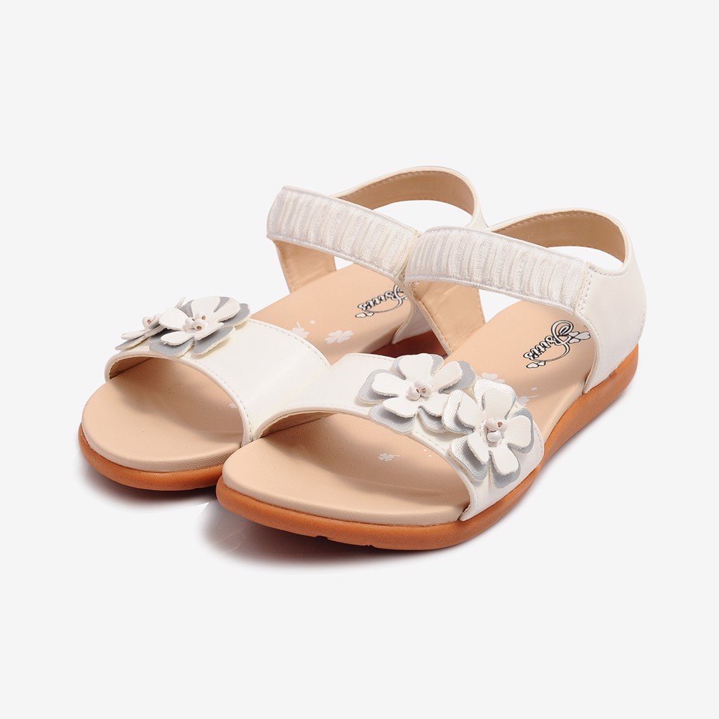 Dép Biti's Sandal bé gái đế TPR siêu bền DRG0004 KEM ( Kem)
