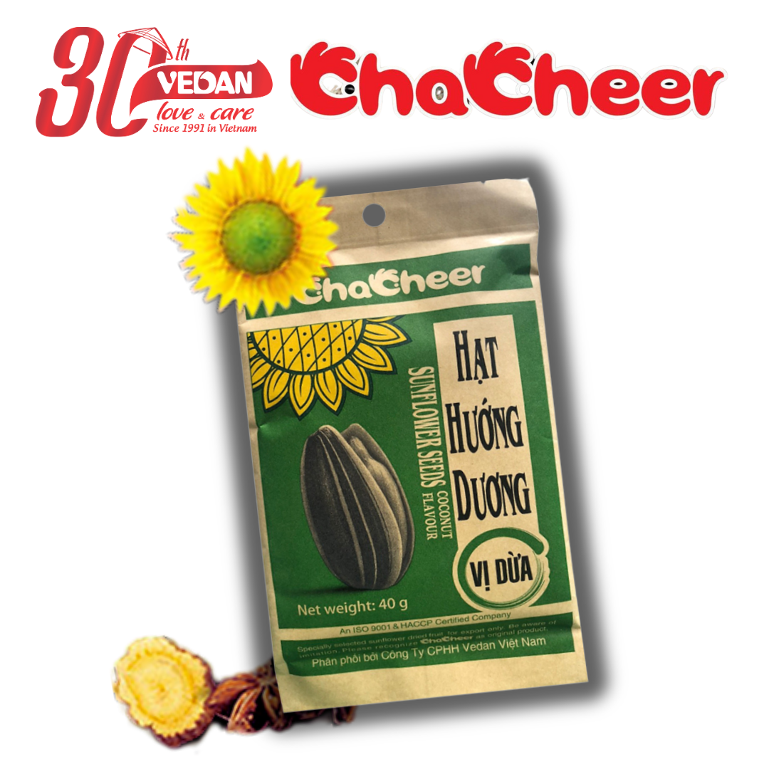 Hạt Hướng Dương CHACHEER Vị Dừa 40g