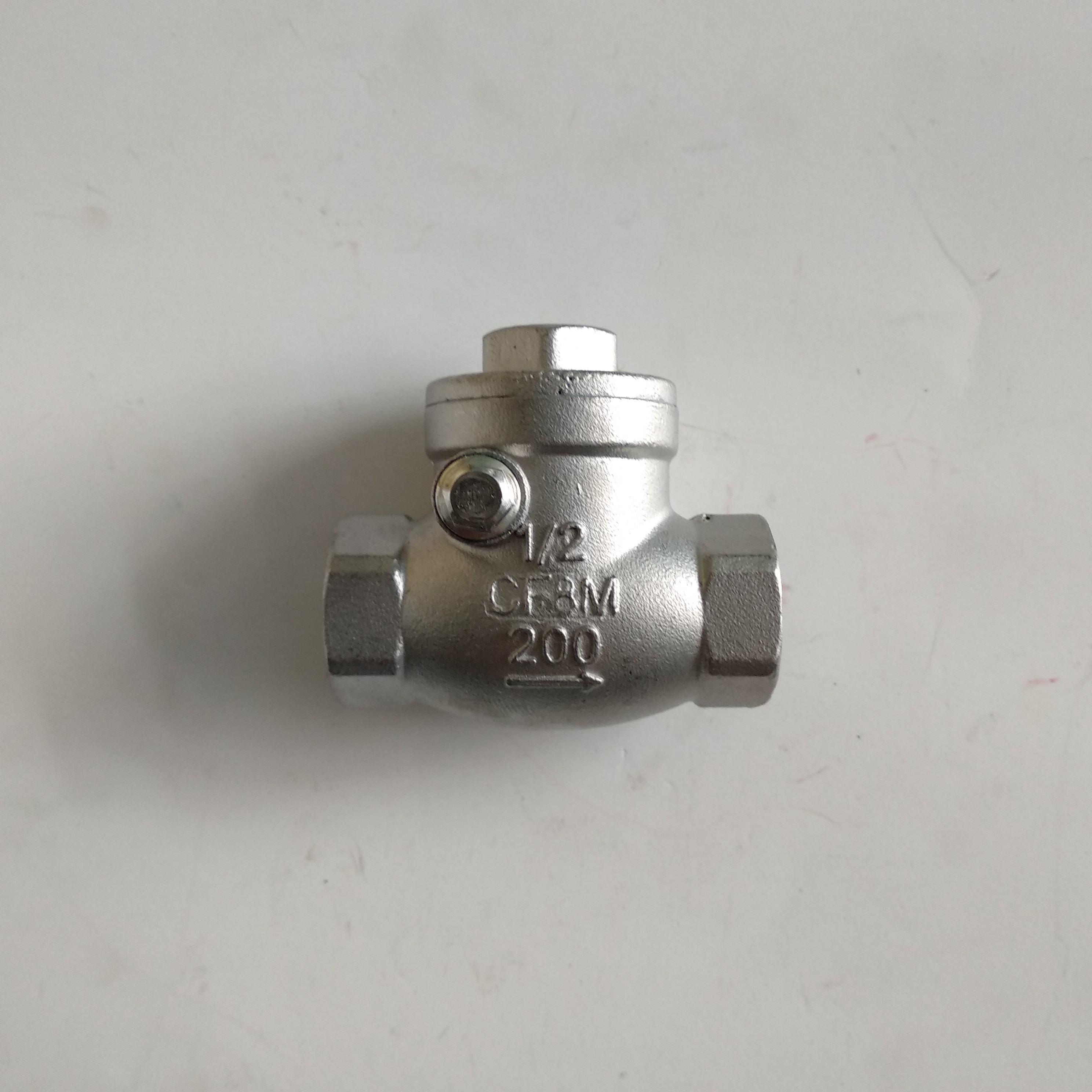 Van 1 chiều lá lật inox 304 phi 21