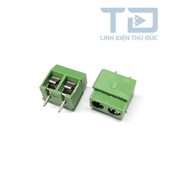 Kf126-2-v domino 2 chân thẳng 5.08mm hàn pcb