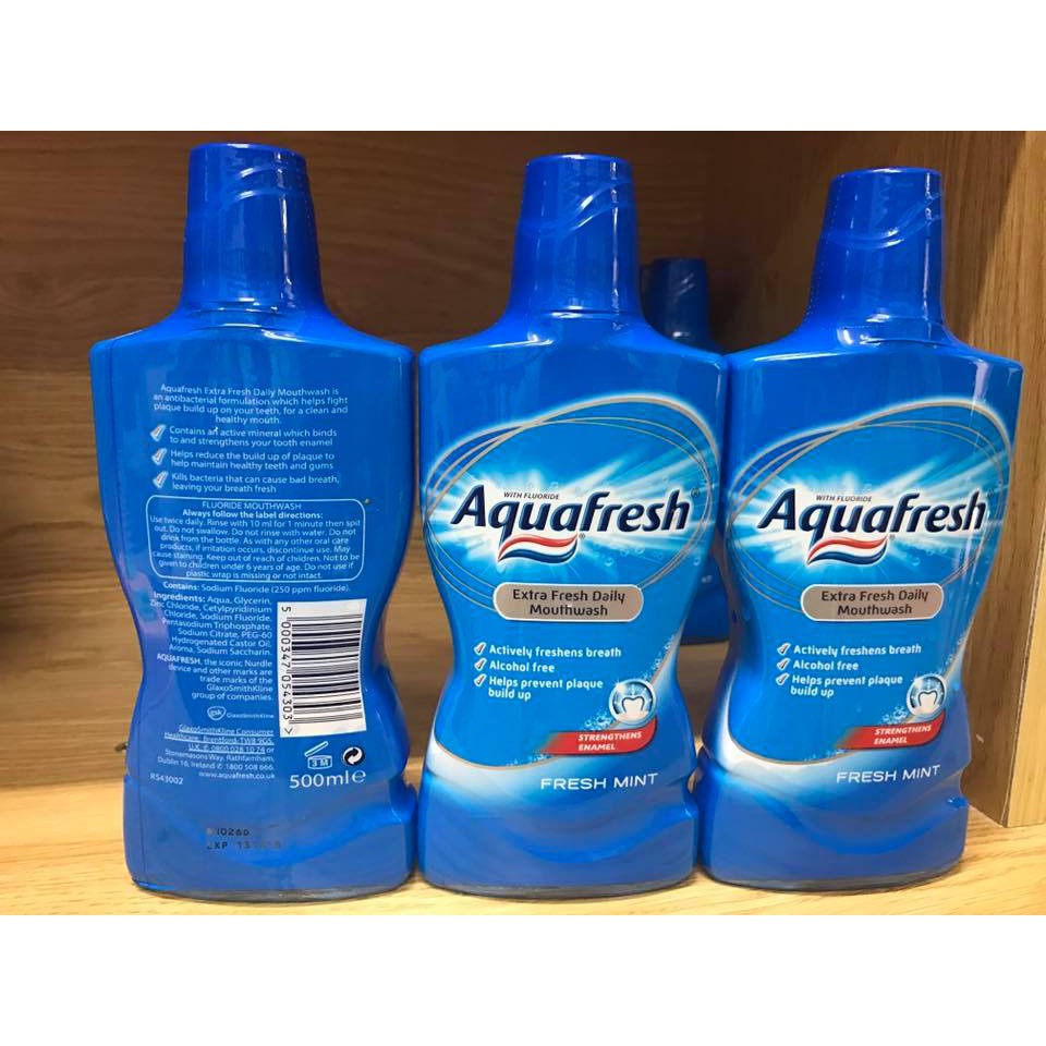 Nước súc miệng Aquafresh, sản phẩm tốt, chất lượng đảm bảo an toàn cho người dùng và cam kết hàng giống với hình ảnh