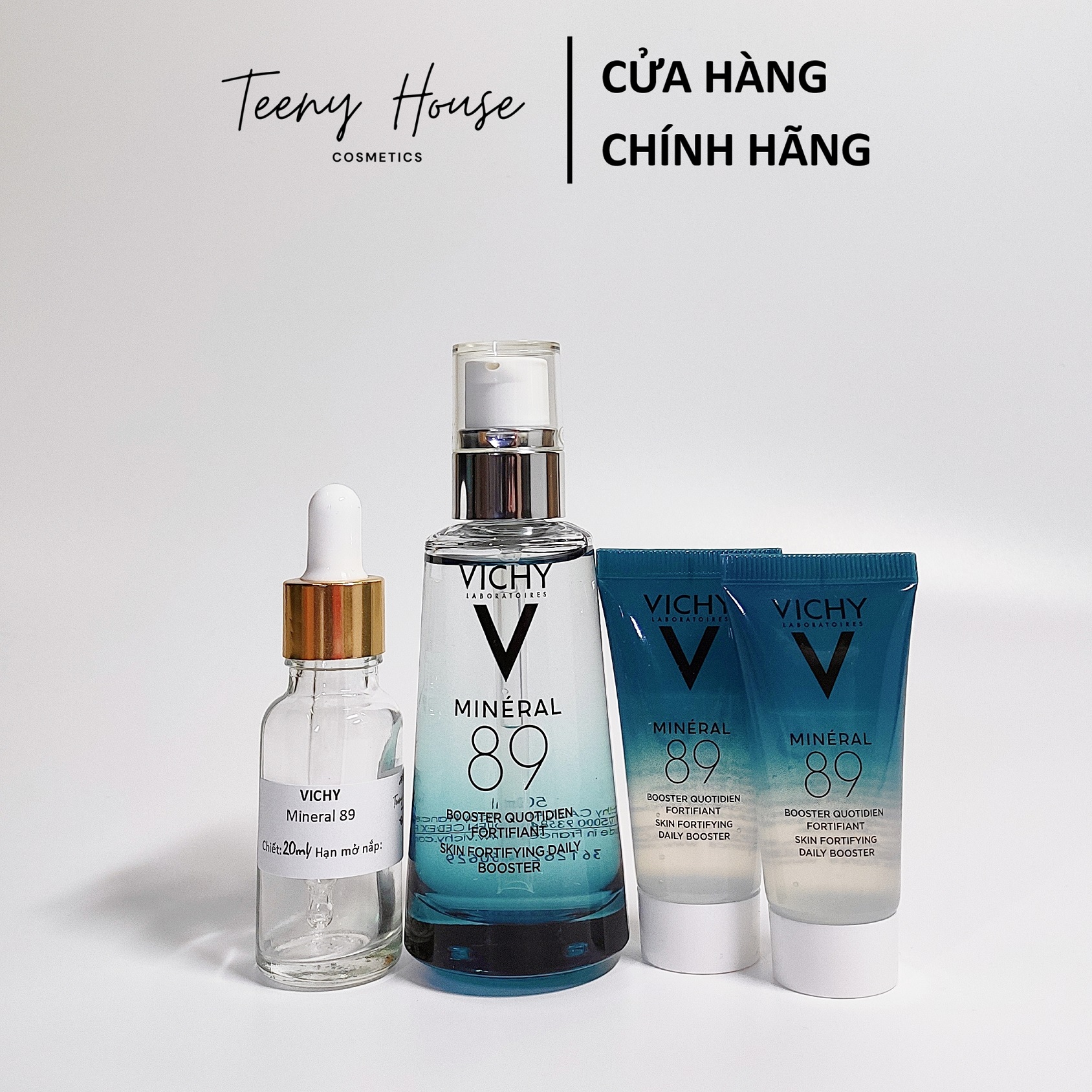 Serum cấp nước, phục hồi da Vichy Mineral 89
