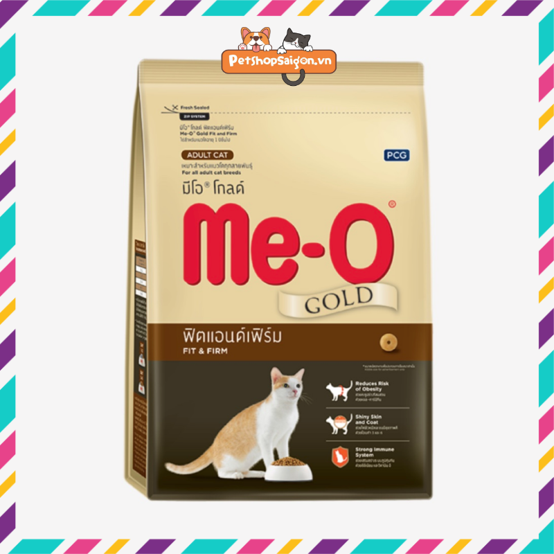[HCM][GIÁ NGON] Thức ăn cho mèo cao cấp Me-O Gold Fit & Firm 1.2kg - Giảm cân, tăng cơ - Thái Lan