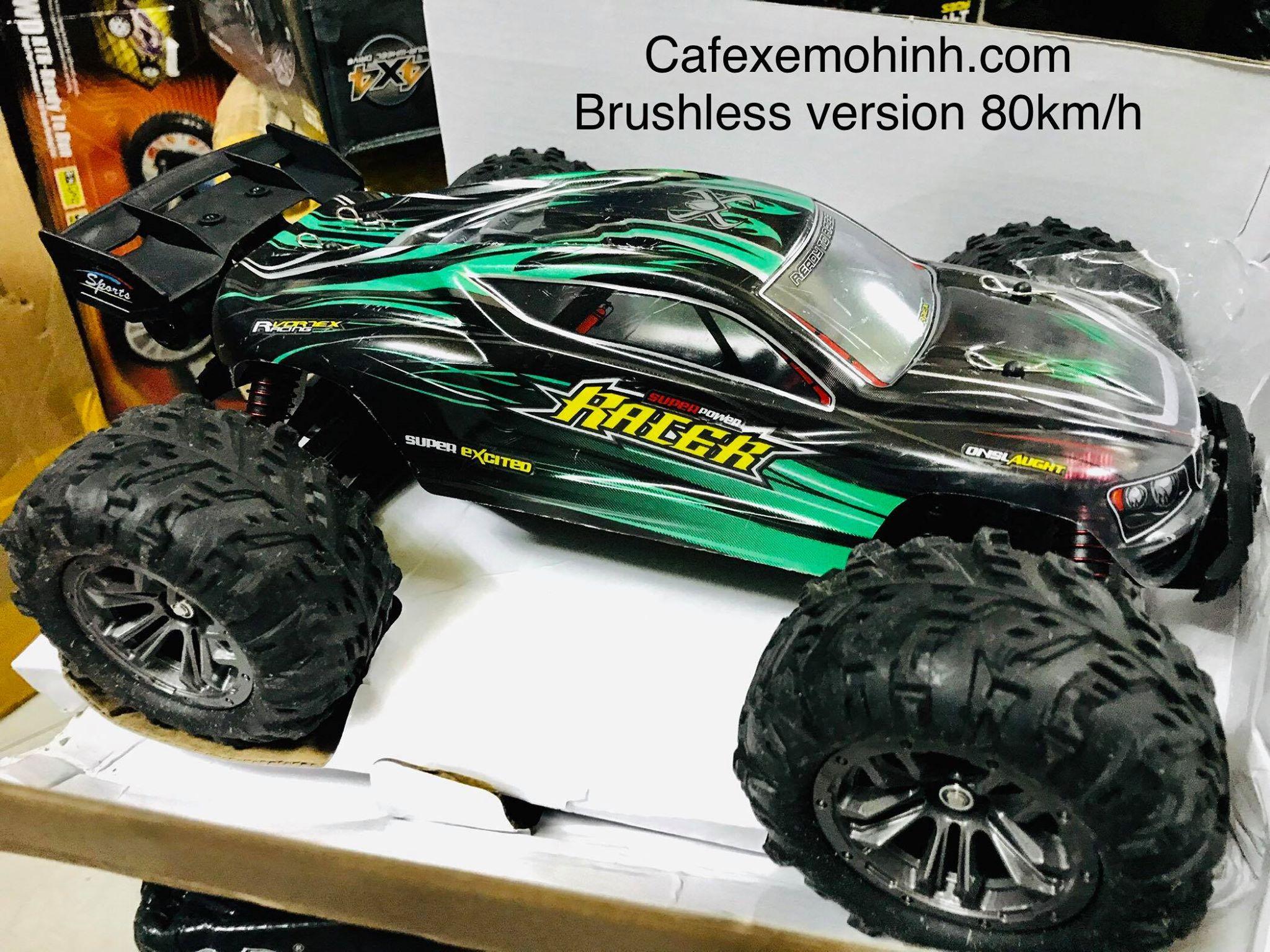 Xe điều khiển TRUGGY EVOS RACER 60KM/H Brushless Version truyền động lap bằng thép chắc chắn chống va đập cao