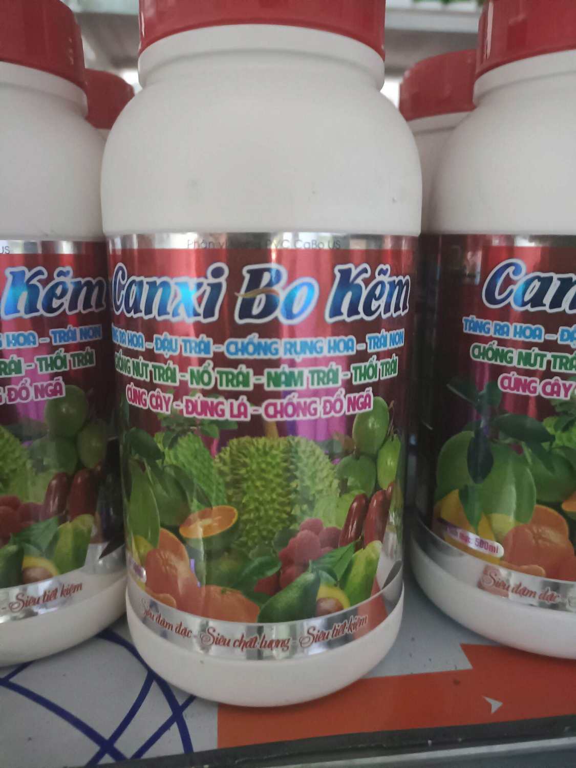 Canxi bo kẽm chai 500ml
