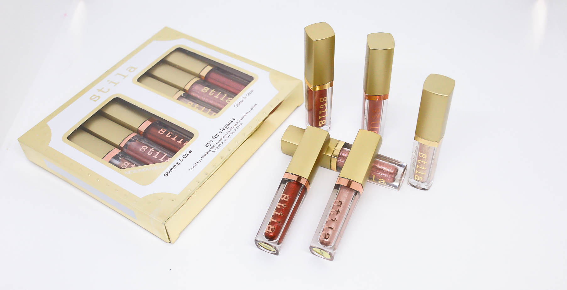 Set 6 nhũ mắt kim tuyến stila