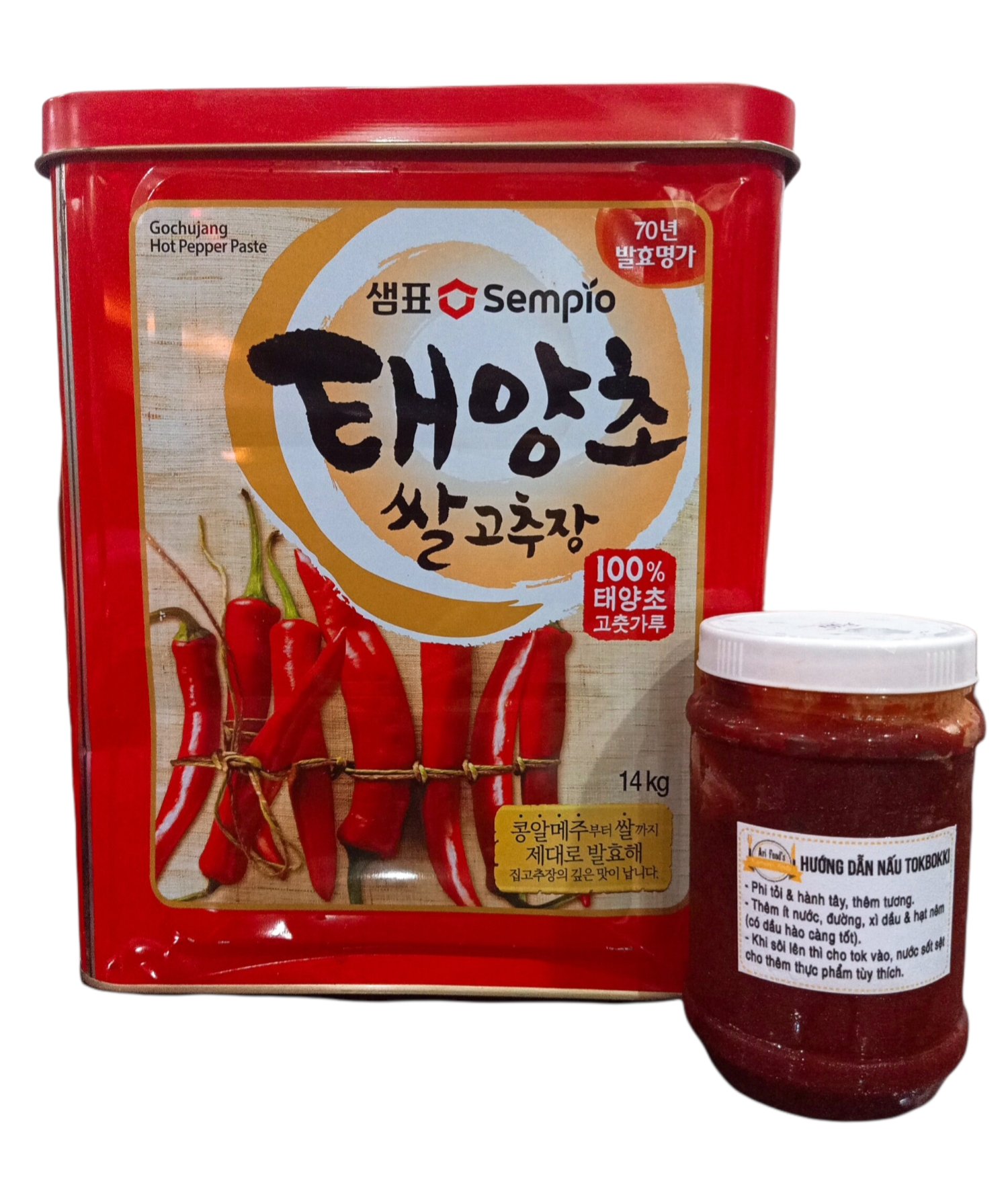500gr Sốt Gochujang Sempio Hàn Quốc SIÊU NGON [ĂN CHAY VÀ MẶN ĐỀU DÙNG ĐƯỢC] - CHIẾT LẺ TỪ THÙNG 14KG