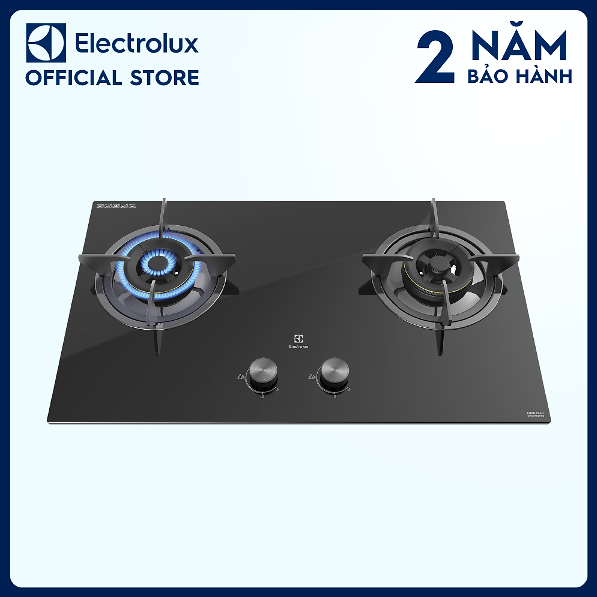 Bếp gas âm Electrolux EHG7230BE TRƯNG BÀY MỚI 98-99% - TẶNG VAN GAS+DÂY DẪN GAS ( BẢO HÀNH 2 NĂM CHÍNH HÃNG )