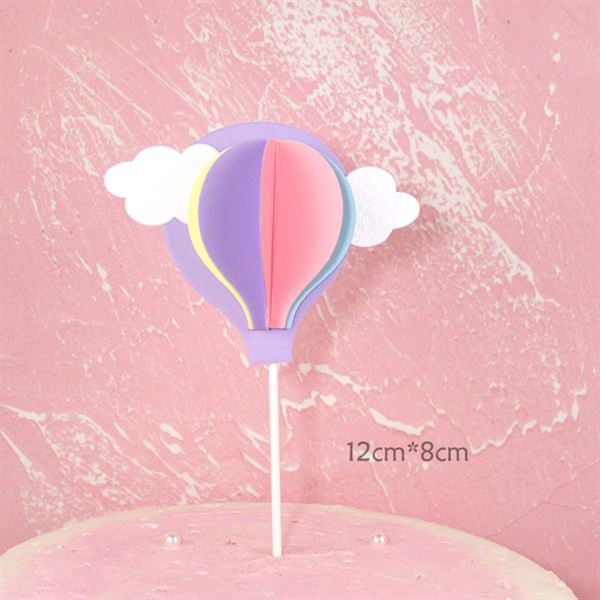 Que cắm khinh khí cầu -mây