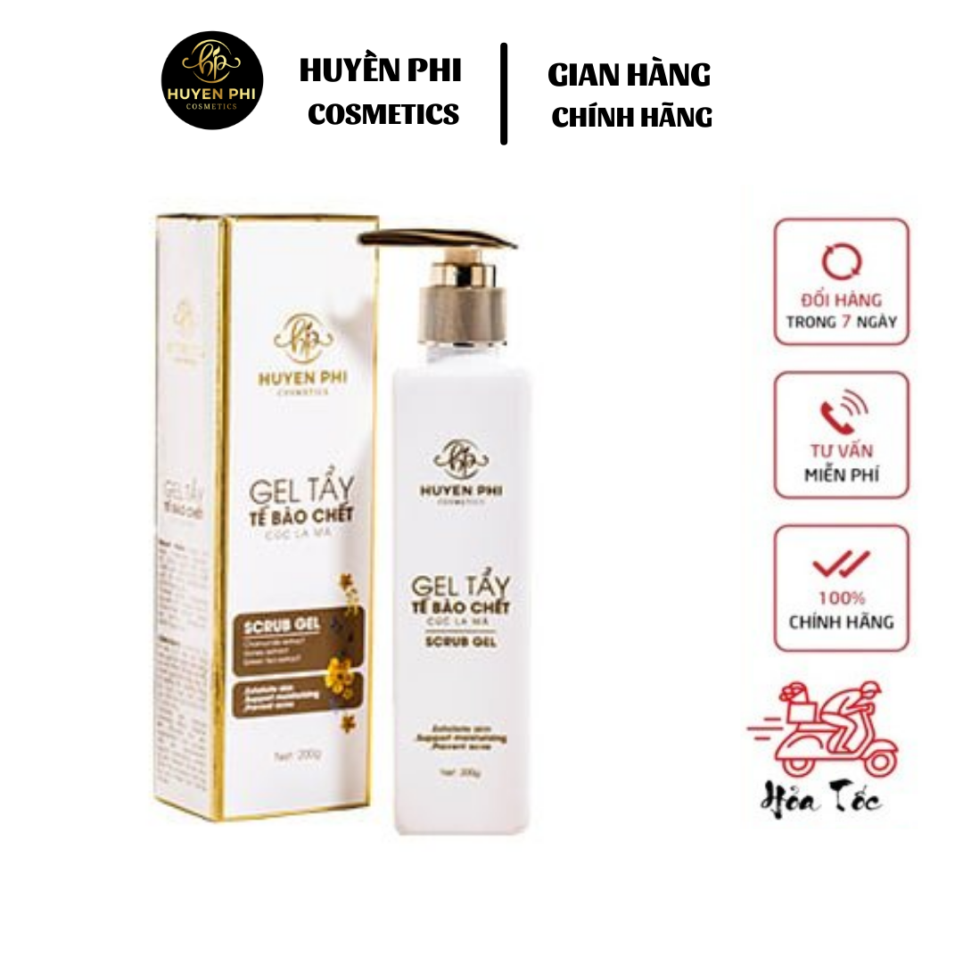 Tẩy tế bào chết Huyền Phi tẩy da chết mặt body nách toàn thân