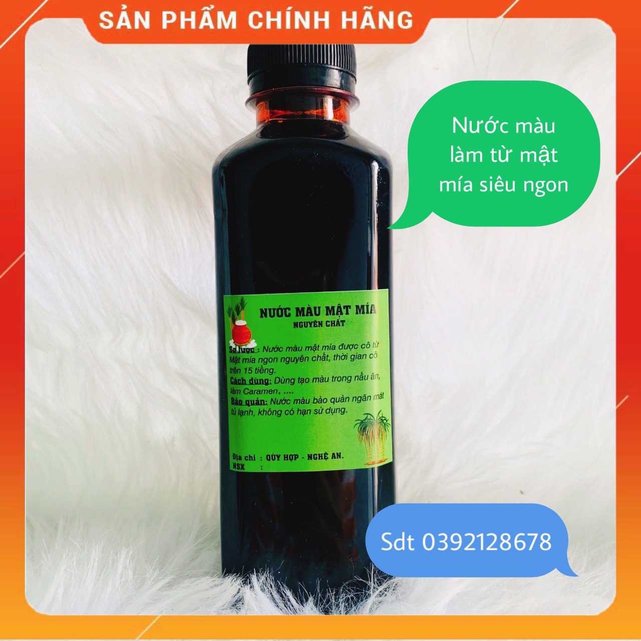 Nước Màu - Nước Hàng Kho Thịt Cá Nguyên Chất Nấu Từ Mật Mía (400g) LS04 LINHSHOP89