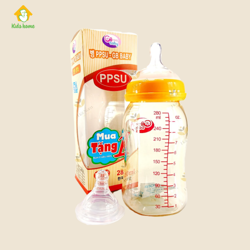 Bình sữa PPSU GB Baby Hàn Quốc 120ml, 160ml,180ml, 280ml cho bé