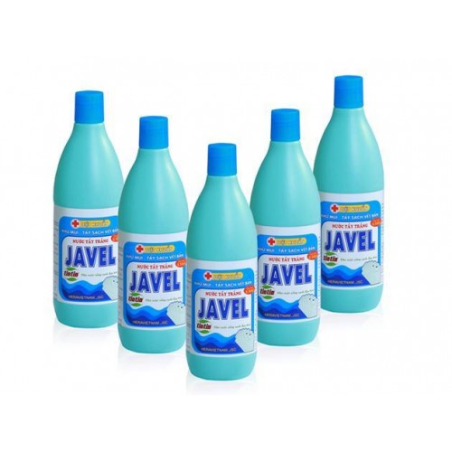 1 thùng (12 chai) nước tẩy JAVEL 1Lít, nước tẩy trắng quần áo javel, nước tẩy đa năng, javen