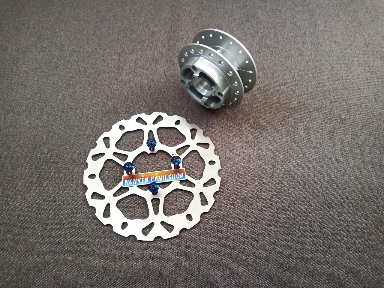 [HCM]đùm trước wave S110 có đĩa RCB 4 con ốc