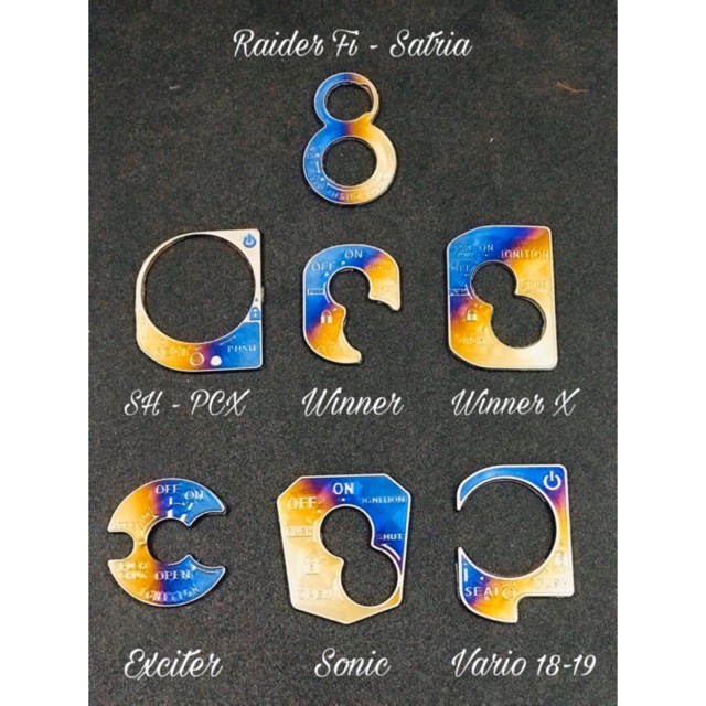 Dán khoá titan cho xe Vario , Winner , Winner X , Sonic , Raider Fi , Satria , Exciter-Exciter