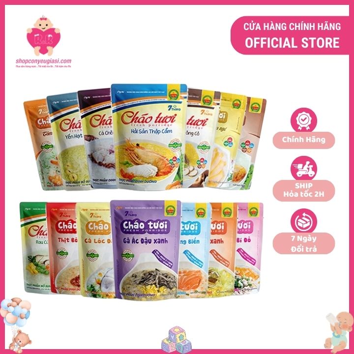 Combo 10 gói cháo tươi cây thị