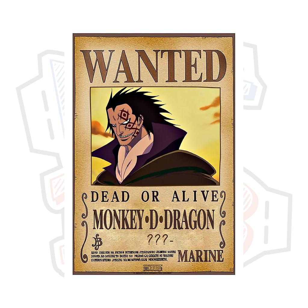 Poster Truy Na Monkey D Dragon One Piece Lazada Vn