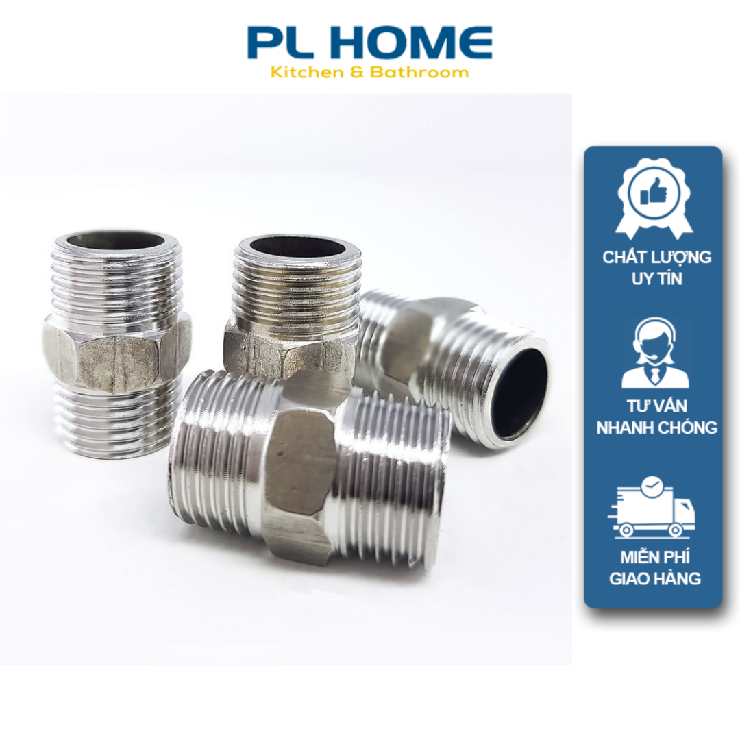Đầu nối ren trong ngoài kép lơ cả rá măng sông nối ren 21mm dân dụng ống nước