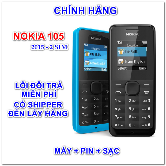Điện thoại nokia 105 2 sim