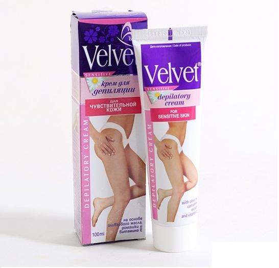 Kem tẩy lông velvet dầu oliu và hoa cúc 100ml
