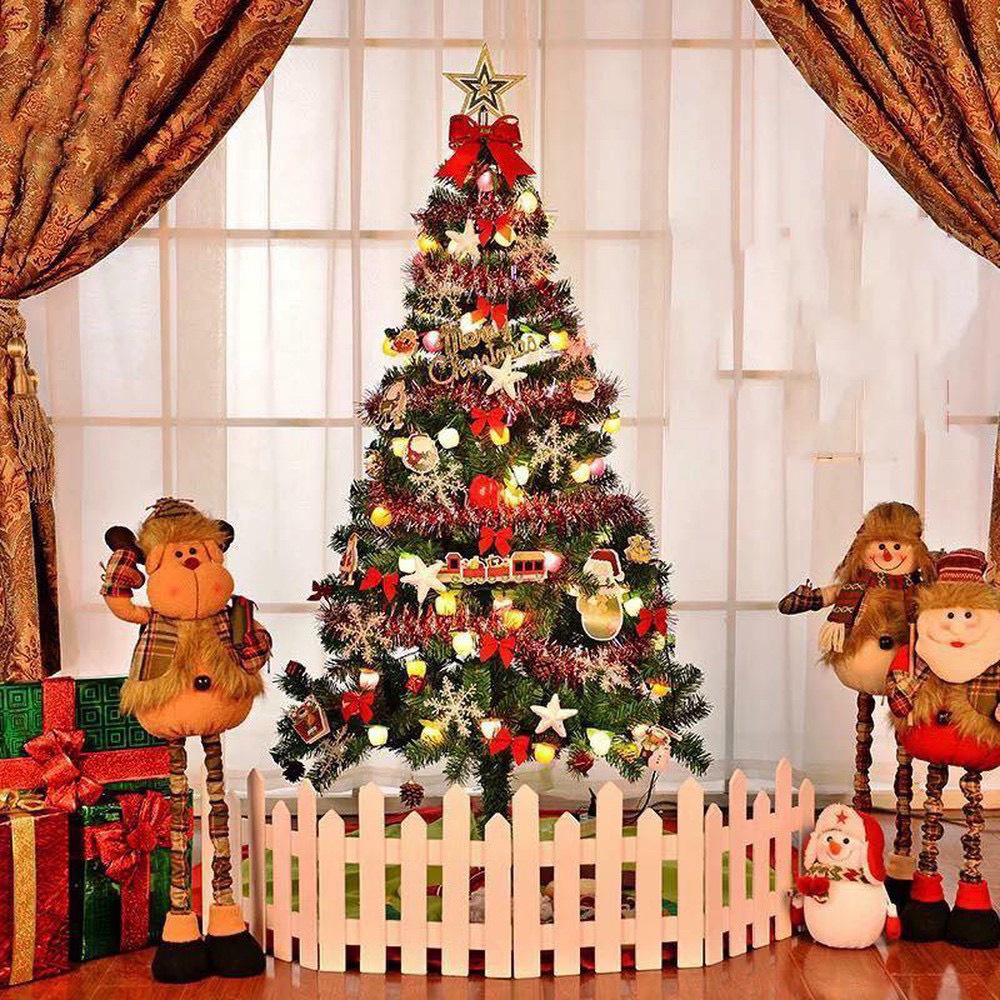 Cây thông noel, cây thông giáng sinh tán dày, full phụ kiện trang trí nhà cửa đón giáng sinh