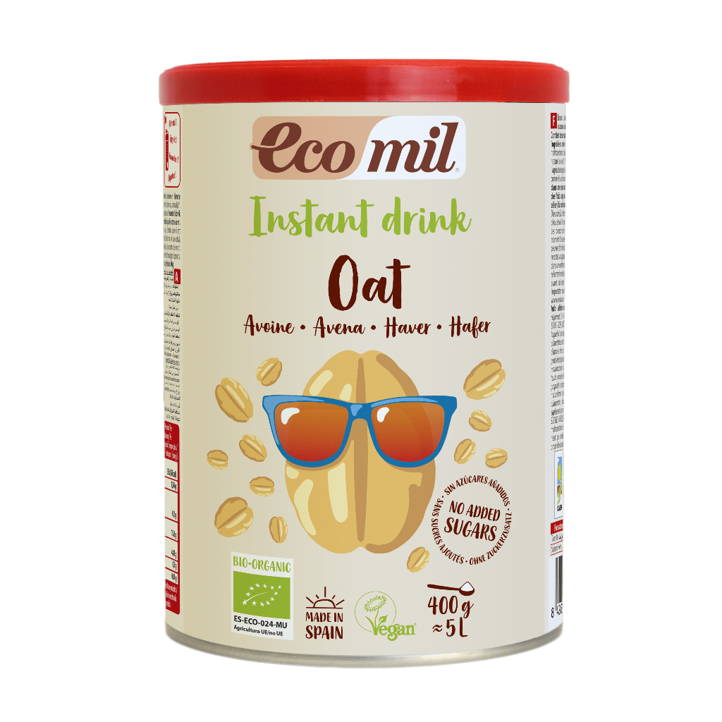 Date 2/25 Sữa bột hạt yến mạch hữu cơ không đường Ecomil 400gr