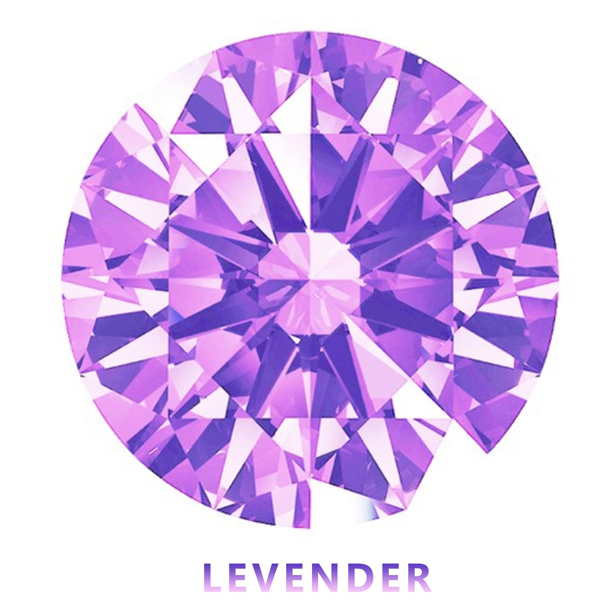 [HCM]Kim cương nhân tạo Swarovski - Đá màu tím hoa oải hương 12LY (LAVENDER)