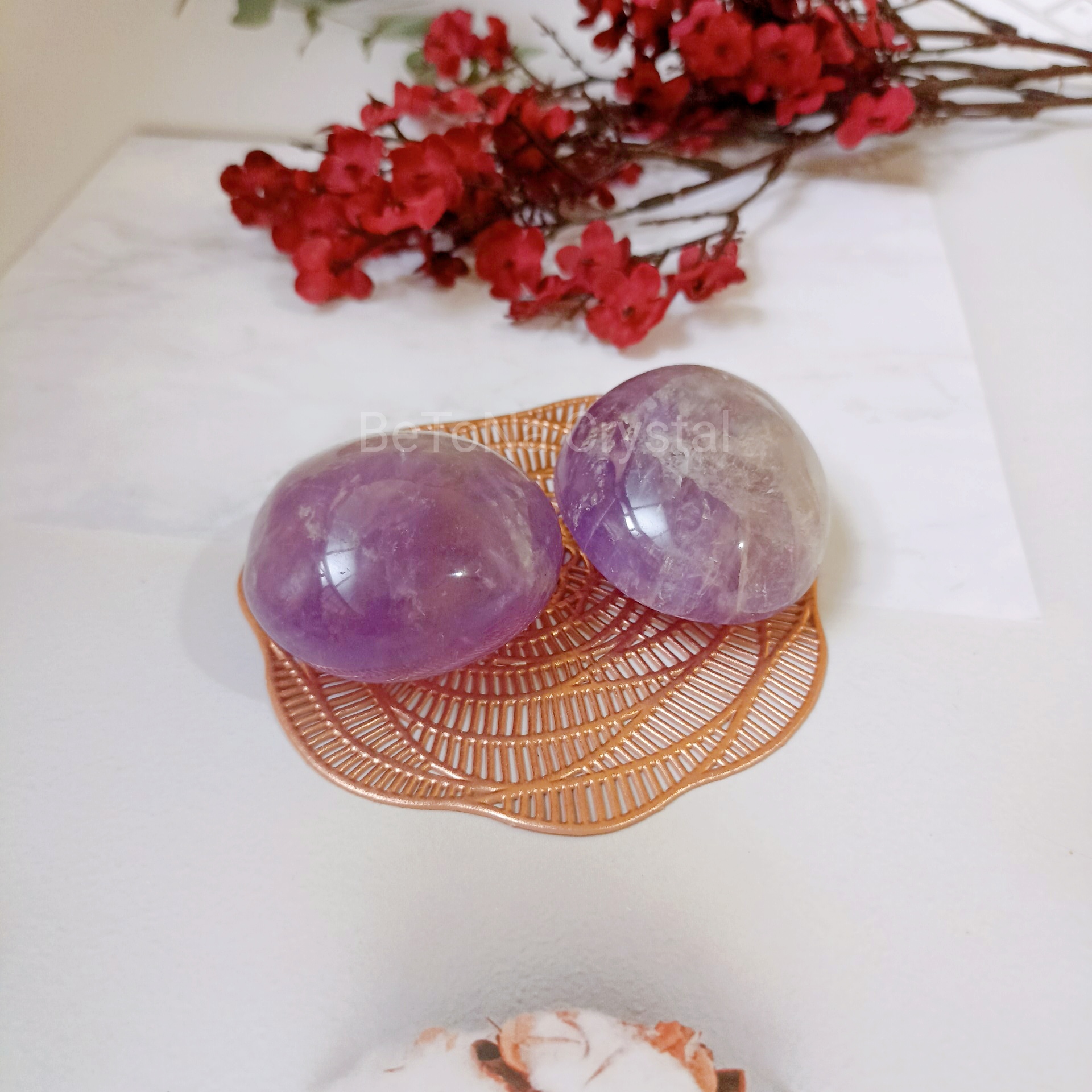 Palm thạch anh tím đá thanh tẩy, tarot