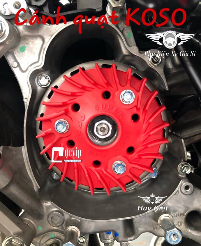 [HCM]Cánh Quạt Gió Tản Nhiệt Độ Vario 2015 - 2021 Vario 125cc Vario 150cc Chính Hãng Koso Taiwan MS3841