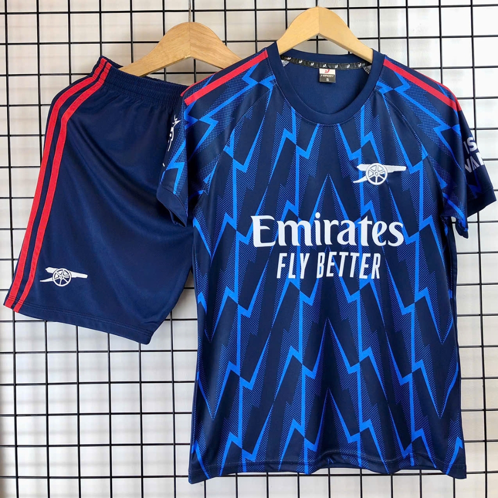 Quần Áo Bóng Đá CLB ARSENAL 25/26 Đồ Đá Banh Pháo Thủ Mùa Mới Sân Khách HOT Thun Lạnh Cao Cấp