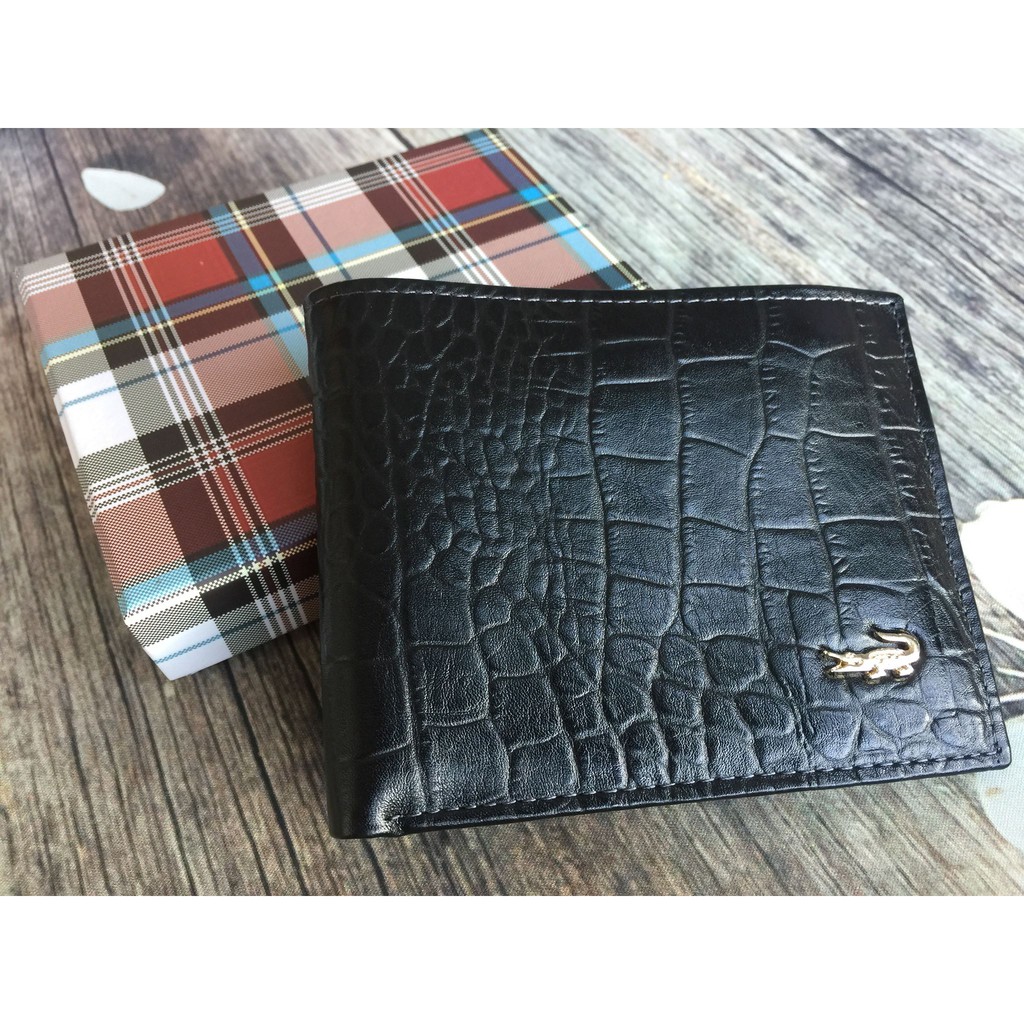 ví nam vân cá sấu cao cấp logo sang trọng và đẳng cấp doanh nhân