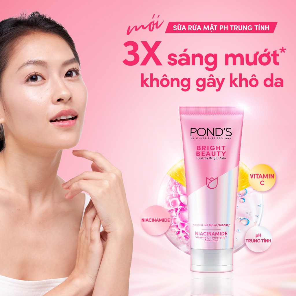 Sữa rửa mặt trắng da pond cao cấp