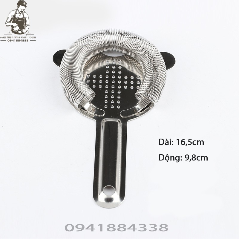 Hawthorne strainer - dụng cụ ngăn lọc đá cao cấp - lược đá
