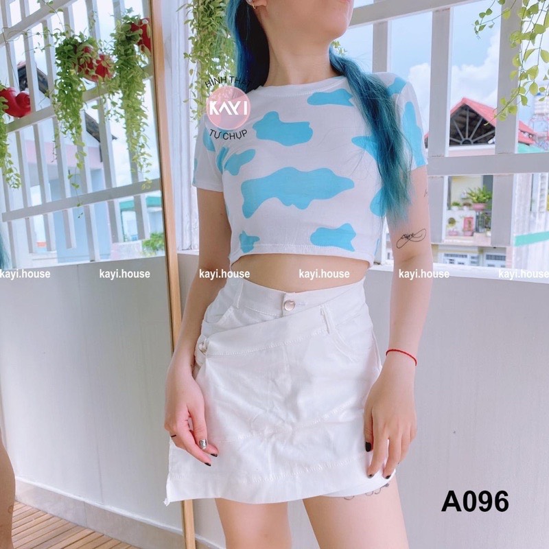 Áo Croptop Bò Sữa A5096
