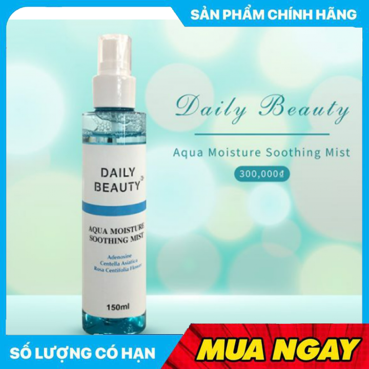 Xịt Khoáng Aqua Moisture Soothing Mist Hàng Chính Hãng