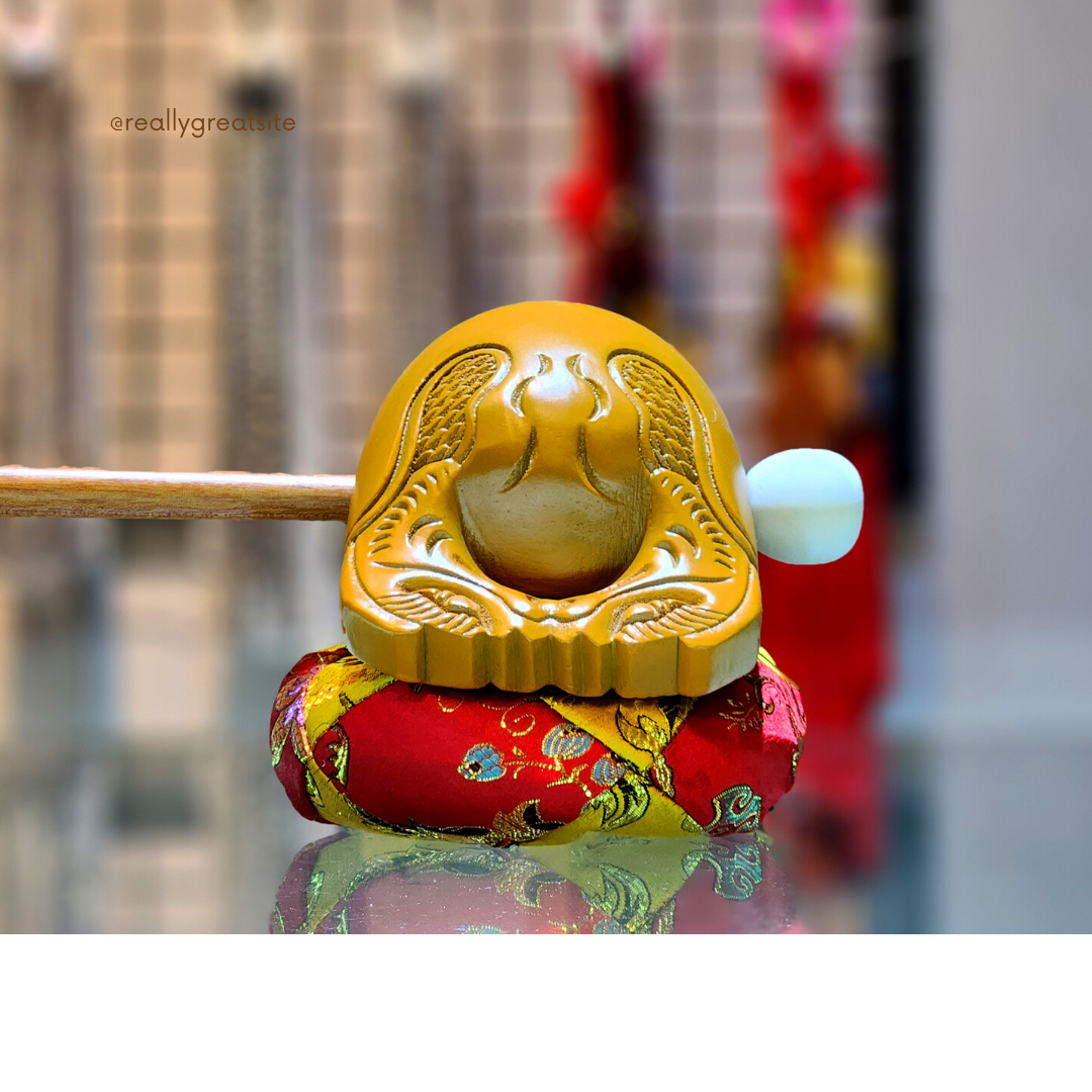 Mõ đài loan vàng âm thanh to rõ tụng kinh có 2 kích thước