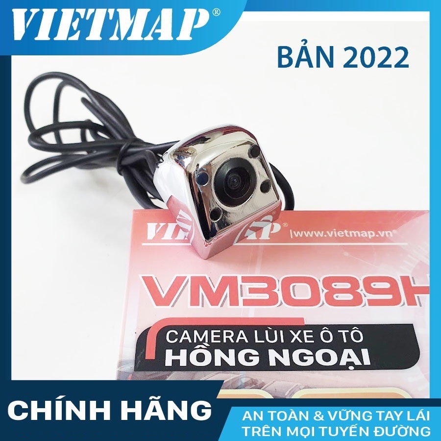 Camera Lùi Xe Ô tô VietMap 3089 HN  Có hồng ngoại ban đêm rõ nét - hàng