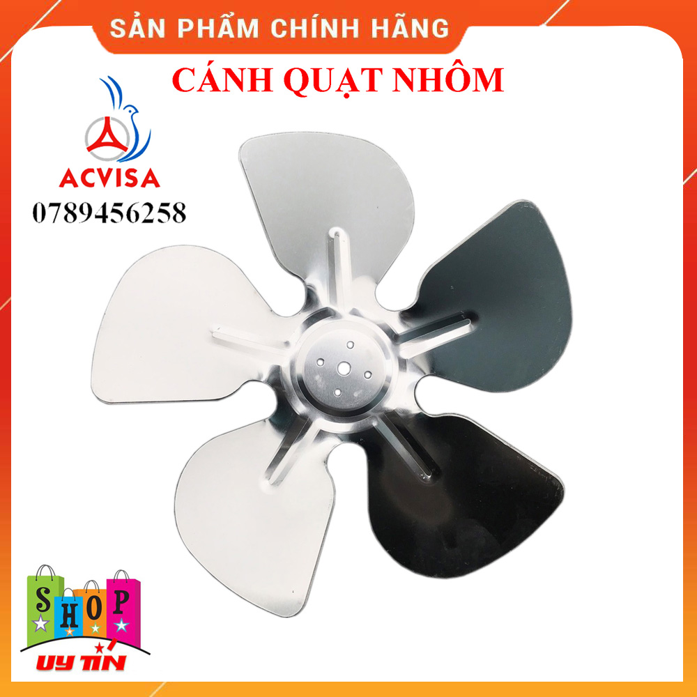 Combo 2 Cánh Quạt Nhôm 5 Cánh Của Tủ Lạnh Đường Kính: 20Cm; 25Cm; 30Cm | SỈ - LẺ GIÁ TỐT |