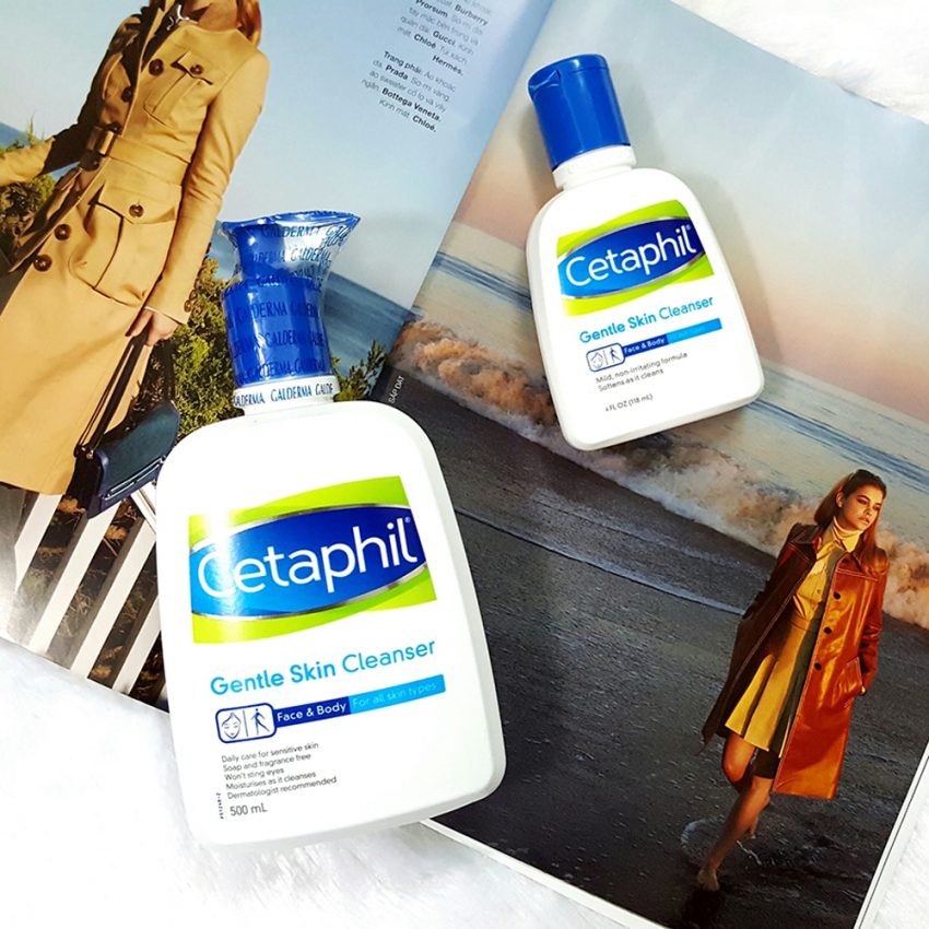Sữa Rửa Mặt Cetaphil Gentle Skin Cleanser 125ml - Dịu nhẹ cho da - Không gây kích ứng
