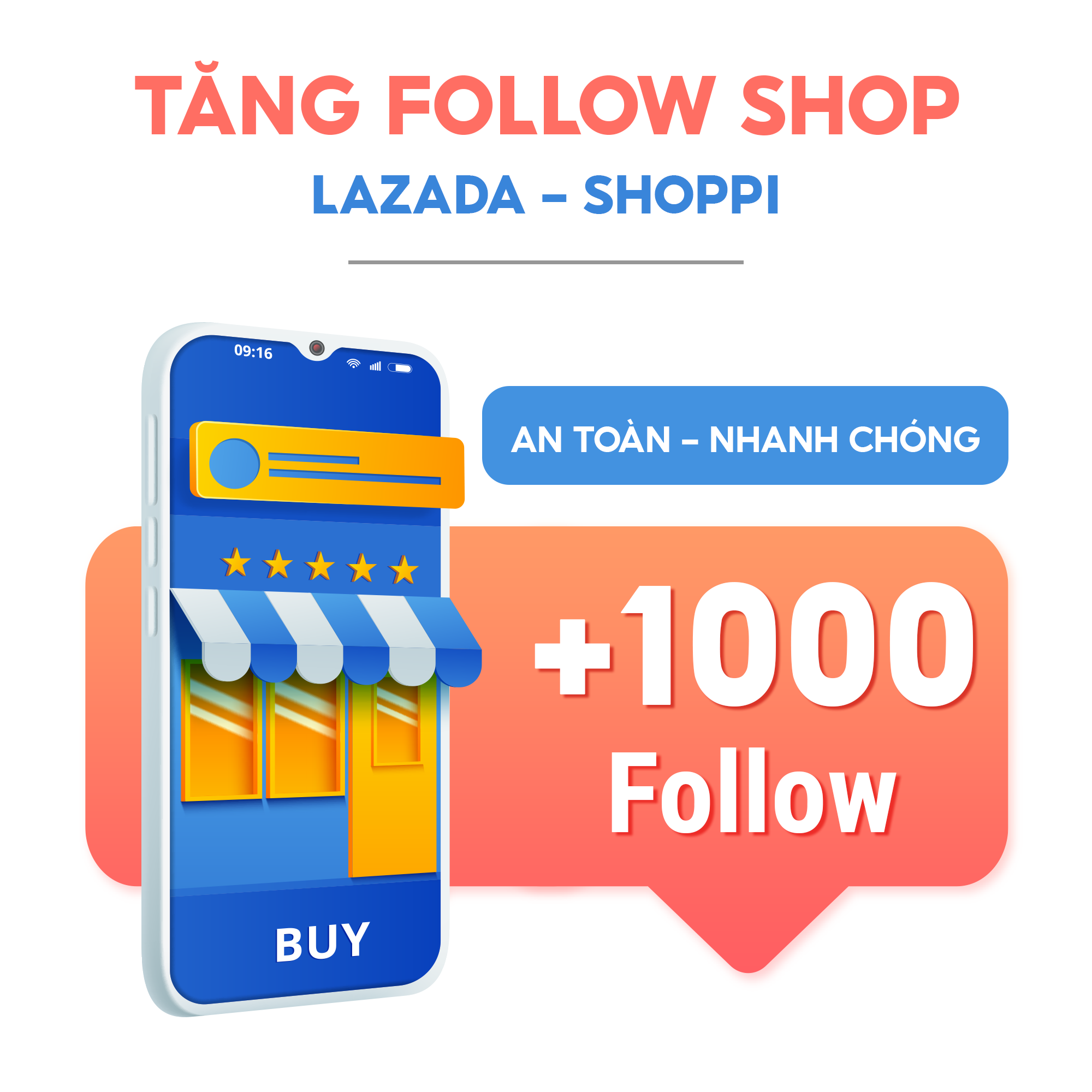 Gói Tăng 1000 Follow - Dịch Vụ Tăng Follow Shop Lazada - Shoppi. Nhanh Chóng, An Toàn, Hiệu Quả - Skydes