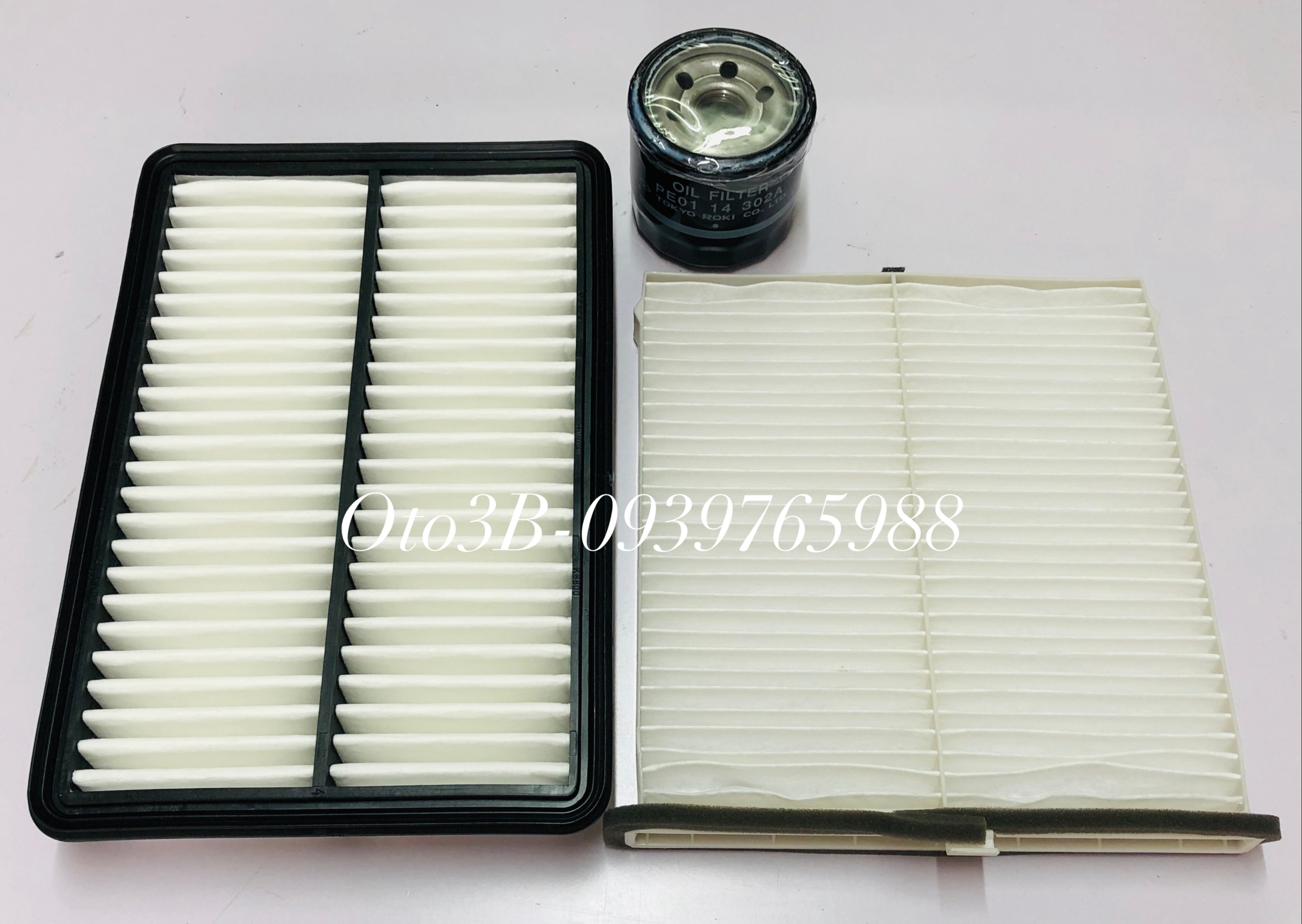 Combo lọc gió động cơ , lọc gió điều hòa , lọc dầu mazda3 , mazda6 , mazda cx-5 2015-2020