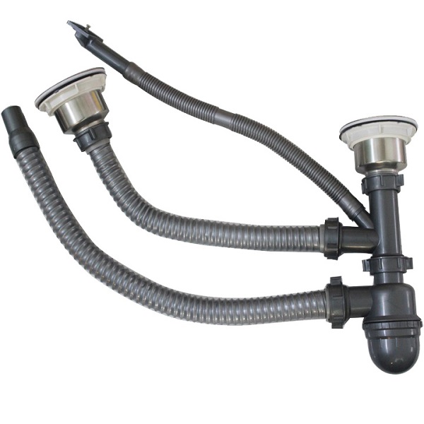 Bộ xả bồn rửa chén đôi phi 110