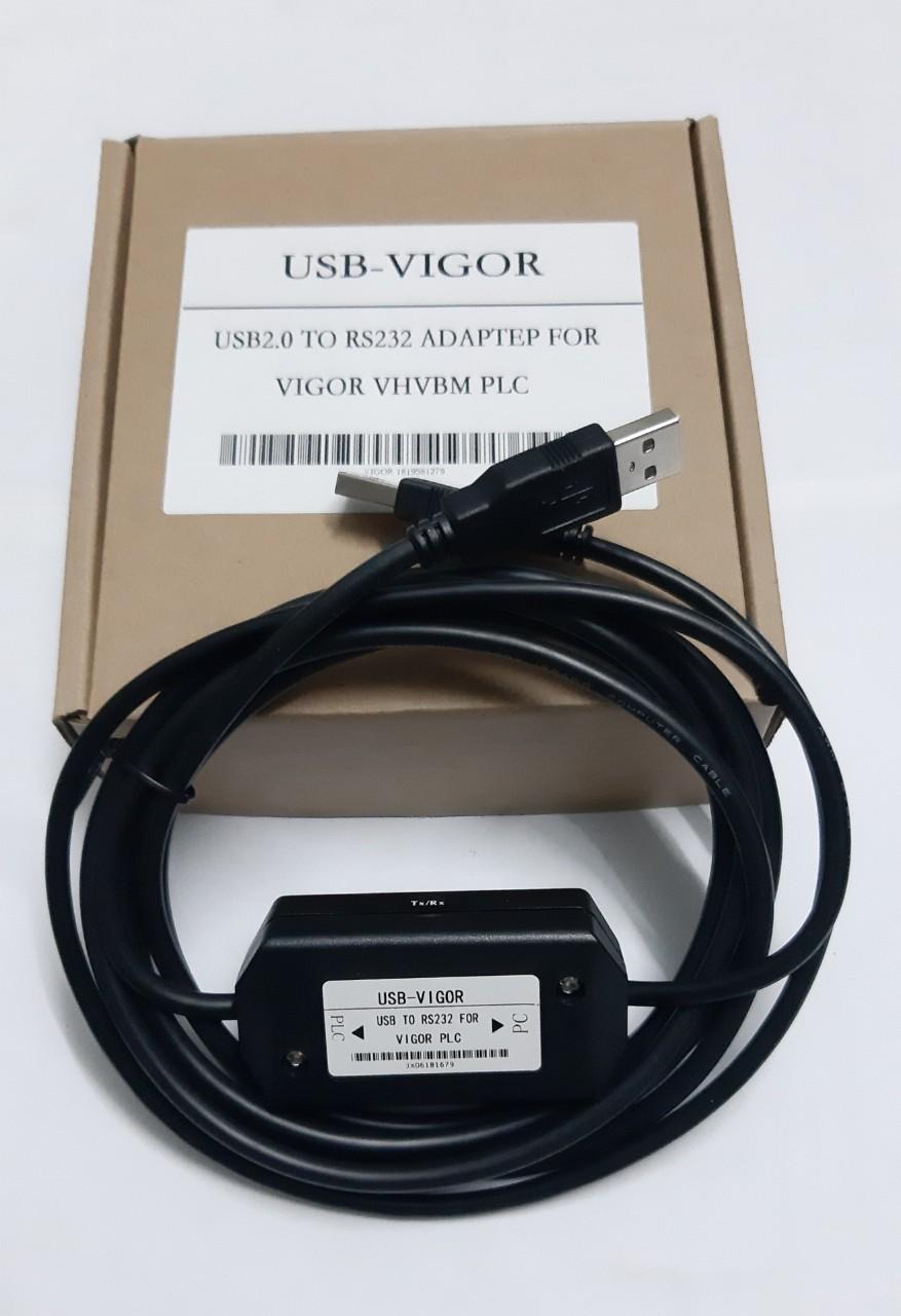 Cáp lập trình usb-vigor cho plc vh vb m