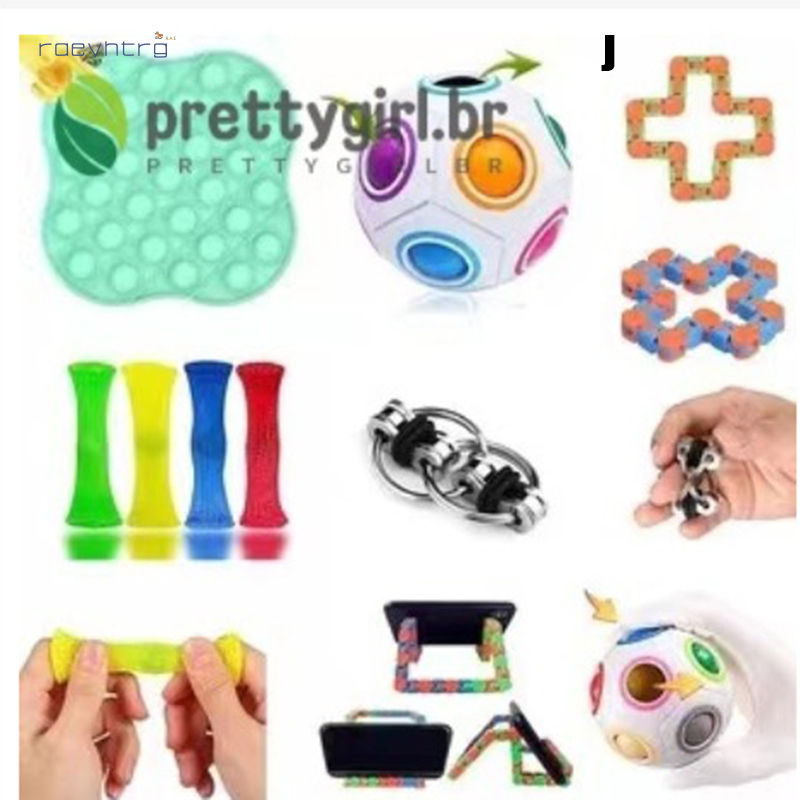 Sensory Toys Set Relieves Stress and Anxiety Fidget Toy for Children Adults Sensory Toys Set for Children Adults for Birthday Party Relieves Stress and Anxiety Fidget Toy Special Toys Assortment
