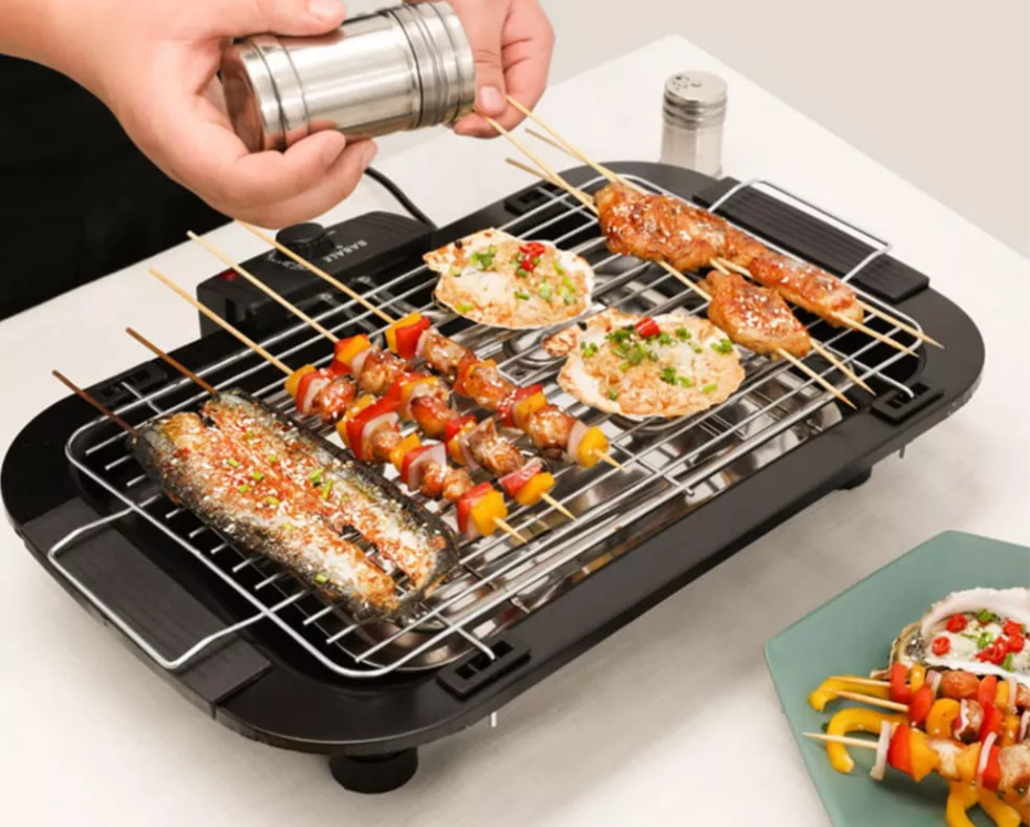 Bếp Nướng Không Khói, Bếp nướng điện -lò nướng Bếp nướng điện không khó - nồi lẩu nướng điện -bếp nướng -lò nướng điện đa năng, bếp nướng điện đa năng, vỉ nướng điện, máy nướng thịt, đồ gia dụng trong nhà